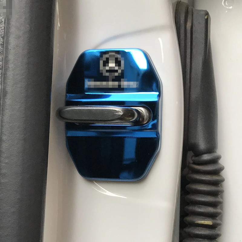 4 шт./лот металлический Автомобильный Дверной замок крышка для AMG Mercedes W212 W211 W210 W202