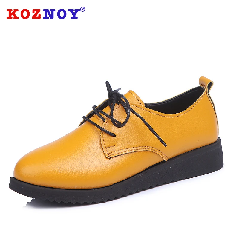 Koznoy/тонкие туфли сезон осень обувь на плоской подошве Прямая поставка женские