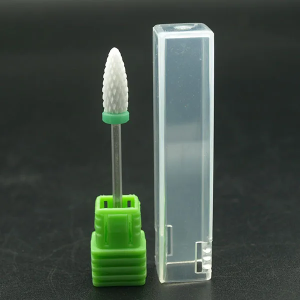 RingGreen EasyNail 26 типов супер белая керамическая дрель для ногтей битэлектрическая сверлильная машинка для маникюра Аксессуары Инструмент для ногтей, средство для удаления кутикулы - Цвет: RingGreen