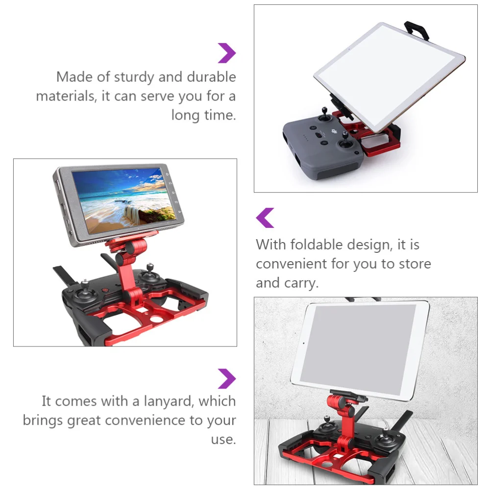 

Drone Remote Controller Phone Holder Practical Tablet Stand with Neck Strap