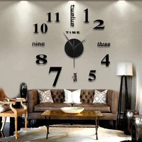 2021 modern design large wall clock 3d diy quartz clocks fashion watches acrylic mirror stickers living room home decor horloge