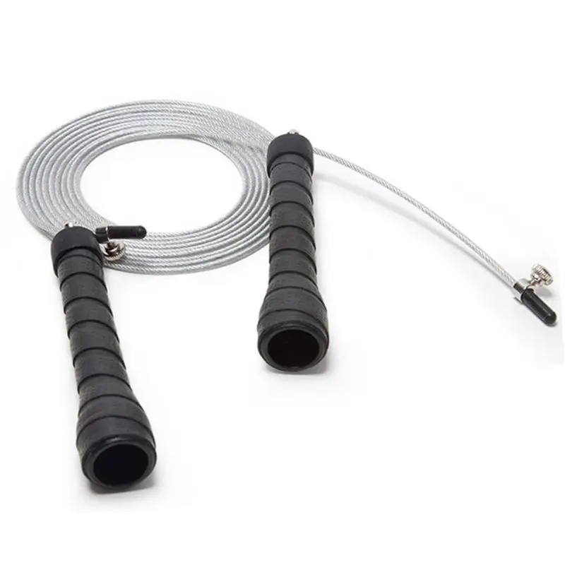 

Durable Wire Skipping Jump Rope Adjustable with Foam Handle Multipurpose for Fitness Exercise Workout Home Gym Equipment