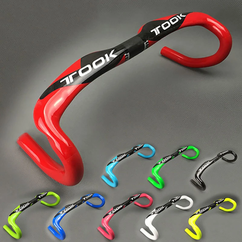 Изогнутый руль для велосипеда MTB шоссейных гонок прочный жесткие Аксессуары