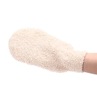 1pc shower gloves exfoliating wash skin spa bath gloves natural bamboo fiber bath exfoliating scrubber washcloths