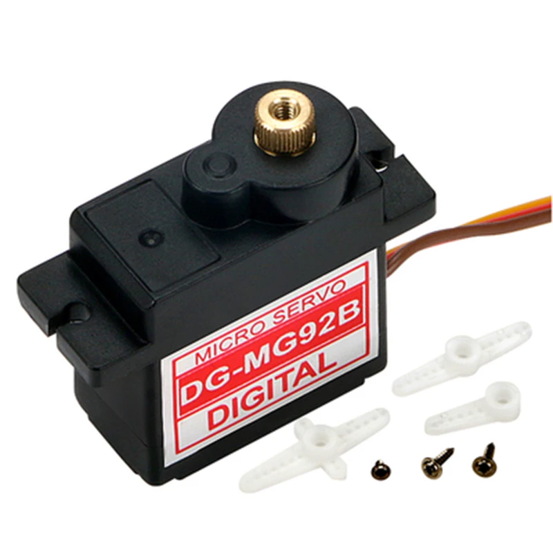 1 шт Высокое качество MG92B робот 12g 2 кг Крутящий момент психического Шестерни