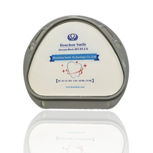 Суперпрозрачный полностью керамический многослойный блок циркония UTML 89X71X16 A2 для