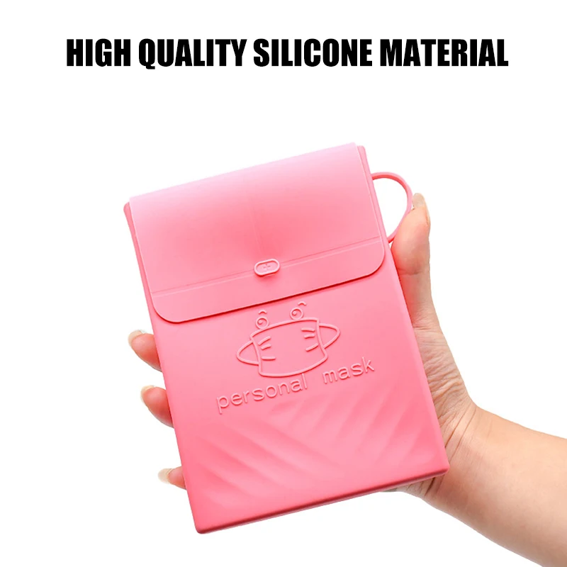 Высококачественная складная сумка для хранения силиконовых масок десять