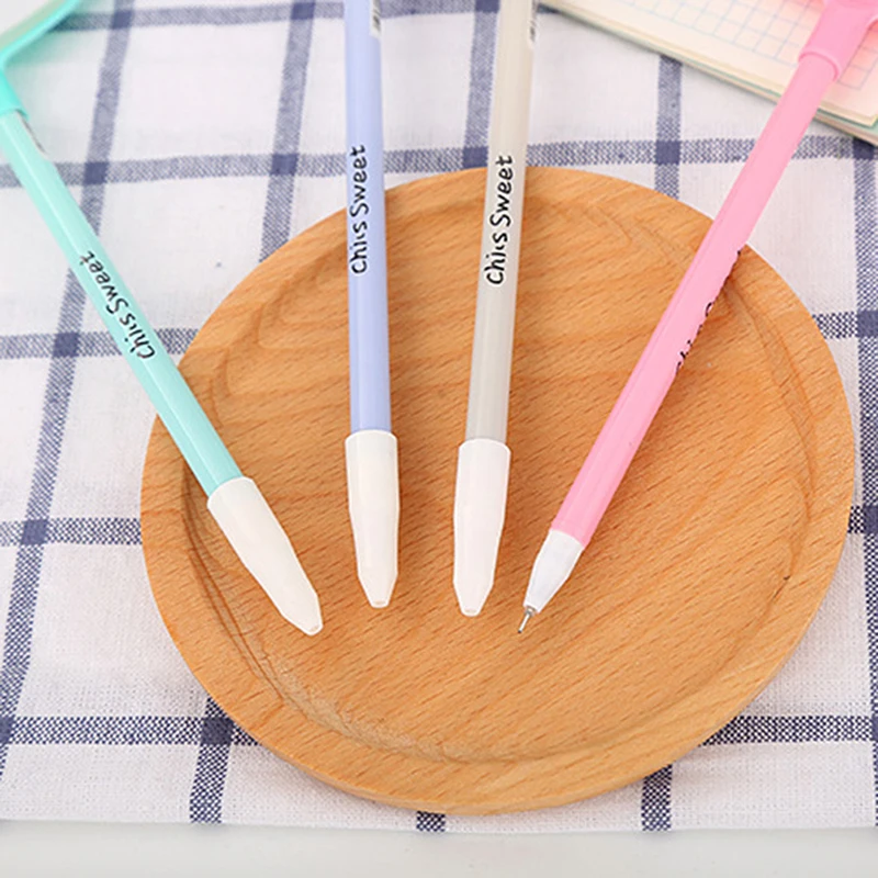 4 шт. креативные Мультяшные сырные кошачьи веерообразные чернила для гелевой