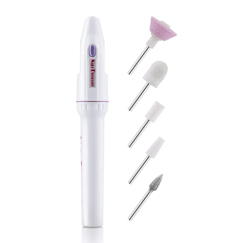 Машинка для маникюра и педикюра миниатюрный набор инструментов тестирования