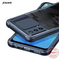 rzants for oppo a74 4g oppo f19 case soft camouflage lens lens protection function slim thin clear cover