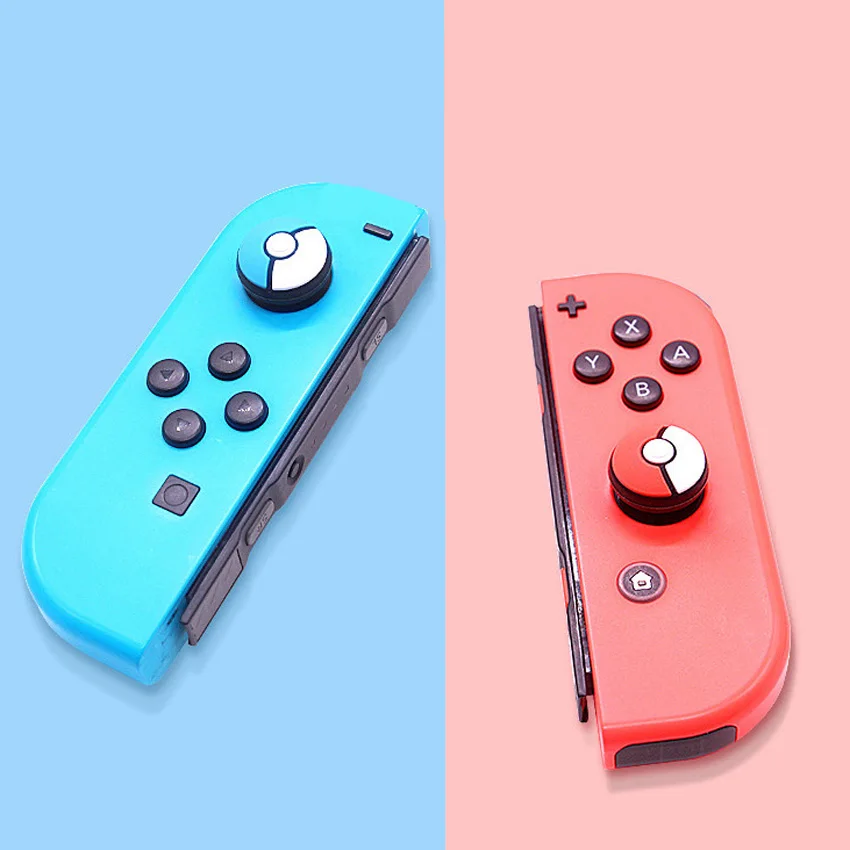 For Nintendo Switch Joy Con Silicone Thumb Grips Joystick Cover Caps Protection |