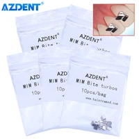 5 packs azdent dental orthodontic bite turbos%c2%a0bite wing mim monoblock the whole casting 10pcspack