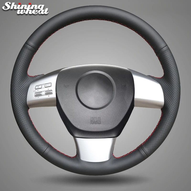 

Black Leather Steering Wheel Cover for Mazda 6 US Mazda 8 CX-9 CX9 2007 -2015
