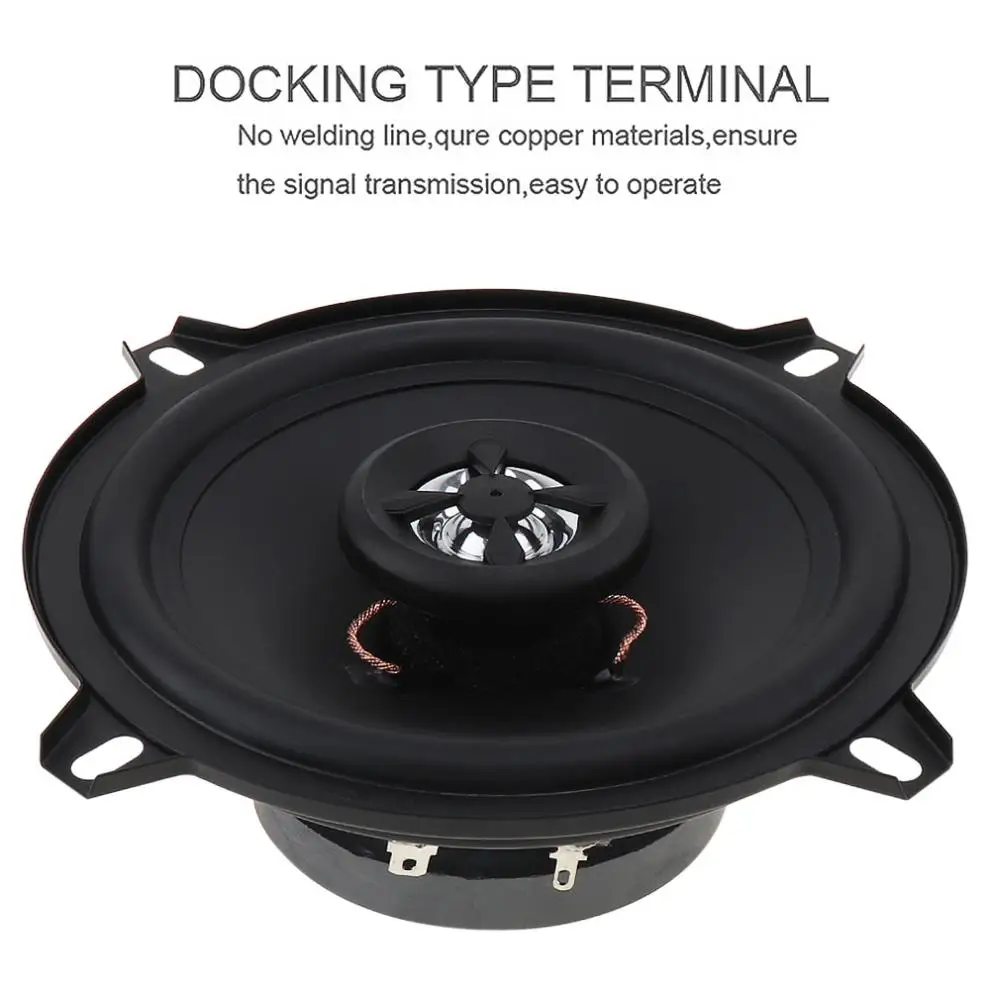 2 шт. автомобильные коаксиальные Hi Fi колонки 5 дюймов 180 Вт|Коаксиальные колонки| |