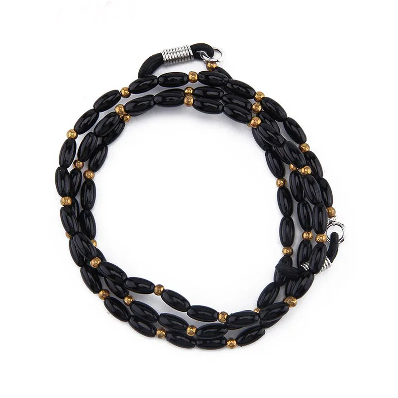 Одноцветные очки с искусственным жемчугом и бусинами цепочка ремешки для очков