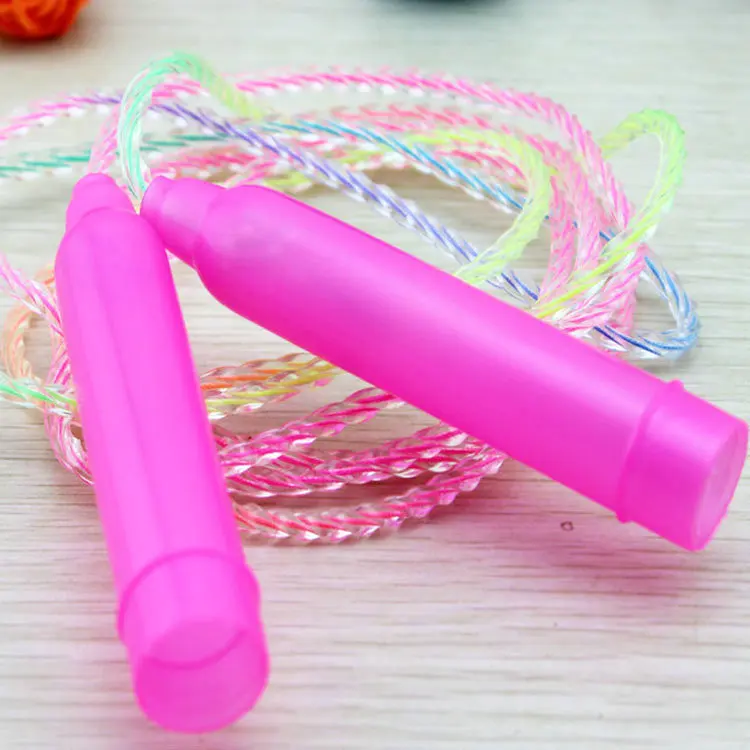 

candy color small jump rope skipping kindergarten children little gift long 200cm outdoor sport toys for children GYH