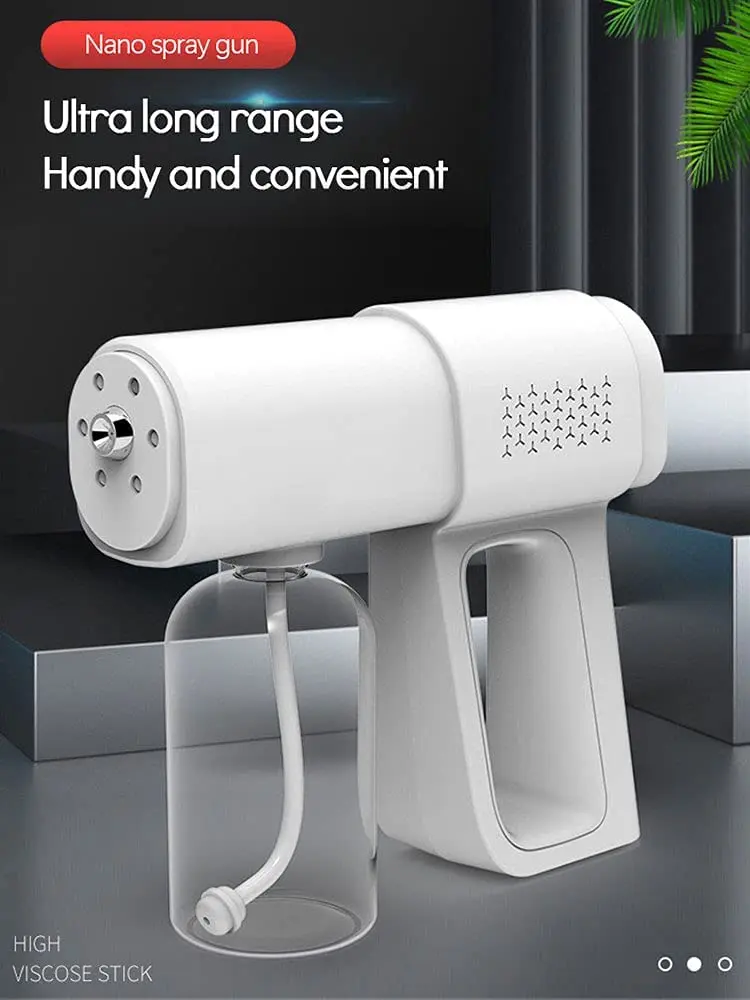 K5 Nano Spray Gun Sanitizer Sprayer USB Rechargeable Handheld Atomization Disinfection for Home Household Garden Supplies | Дом и сад