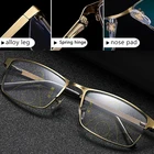 Оптические прогрессивные Мультифокальные очки для чтения, высокое качество, защита от ультрафиолета и синего излучения, пресбиопические очки, пружинный шарнир 200