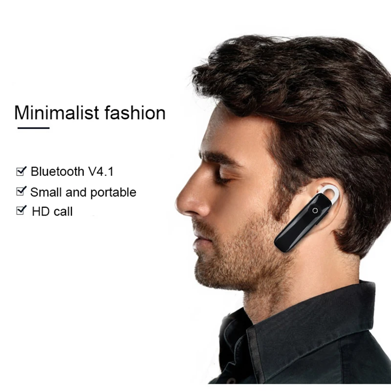 M165 Bluetooth 4 1 Гарнитура сверхлегкие беспроводные наушники Hands-free наушники-вкладыши