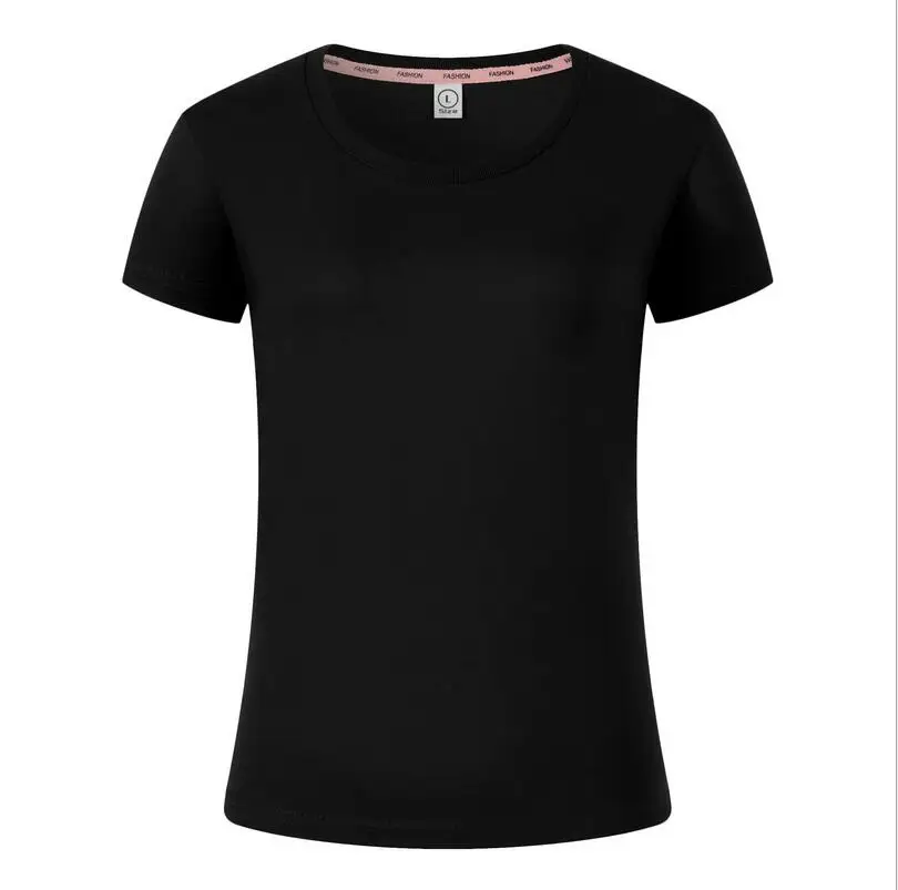

2019 New Summer Women's T Shirt Women Short Sleeved Slim Solid Color Womens Simple Tee T-Shirt For Female Tshirt