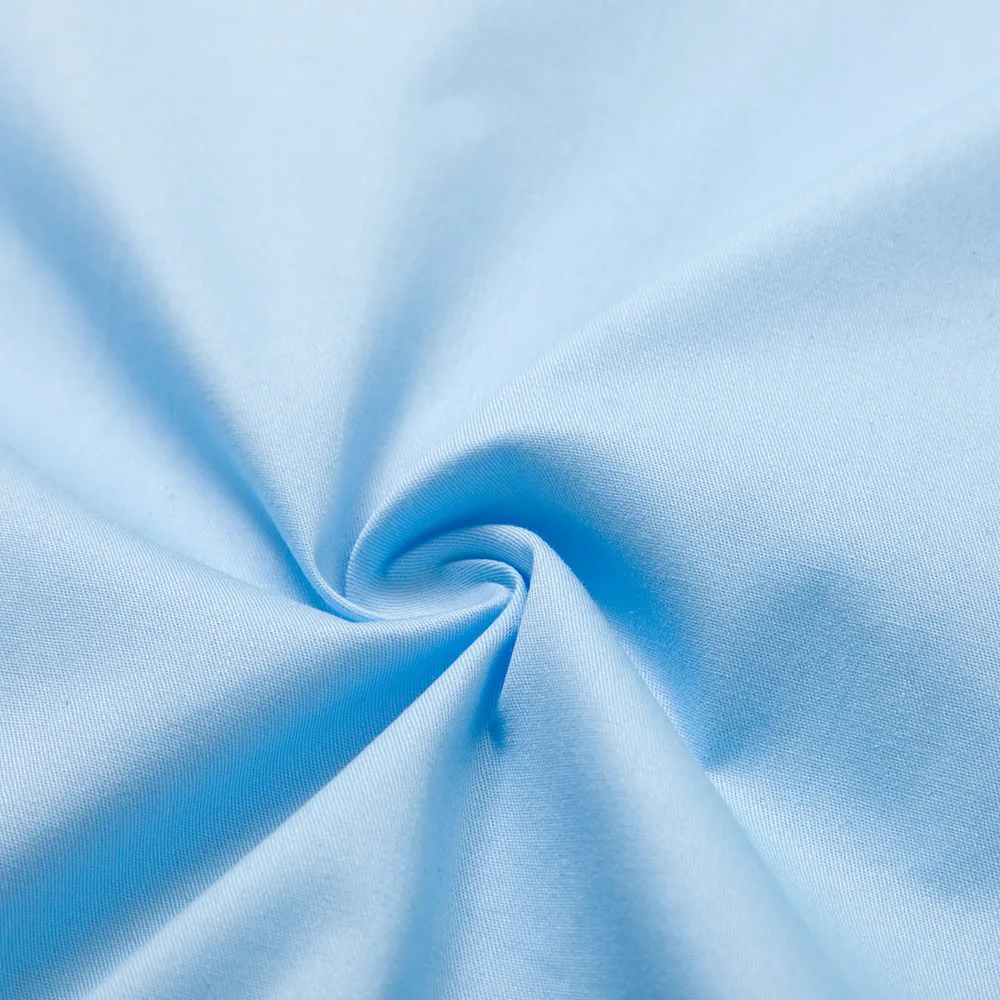 

Doughnut Color Matching Single Pocket Short Sleeve Men's Shirt Blue Casual Youth Shirt