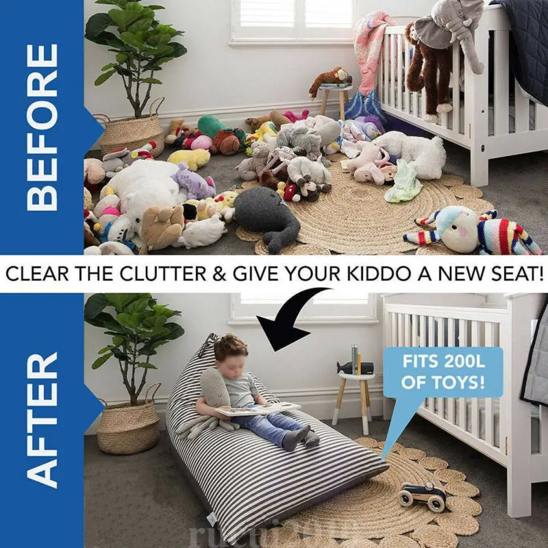 Рождественский подарок очень большая детская сумка для хранения бобов плюшевая