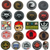 badges pvc rubber hook patch army military tactical gear patches armbands clothes accessories