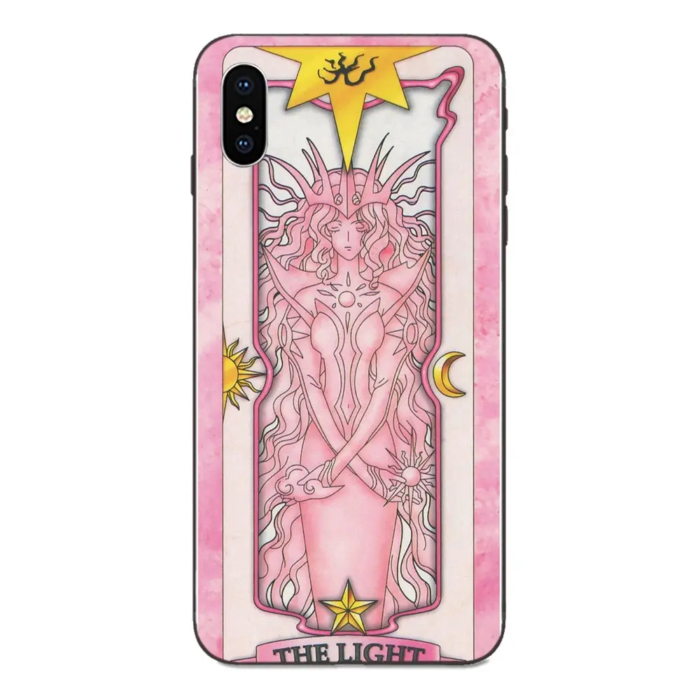 Клоу карты Cardcaptor Sakura для Galaxy A8 A9 звезды Примечание 4 8 9 10 S3 S4 S5 S6 S7 S8 S9 S10 Edge Lite Plus Pro