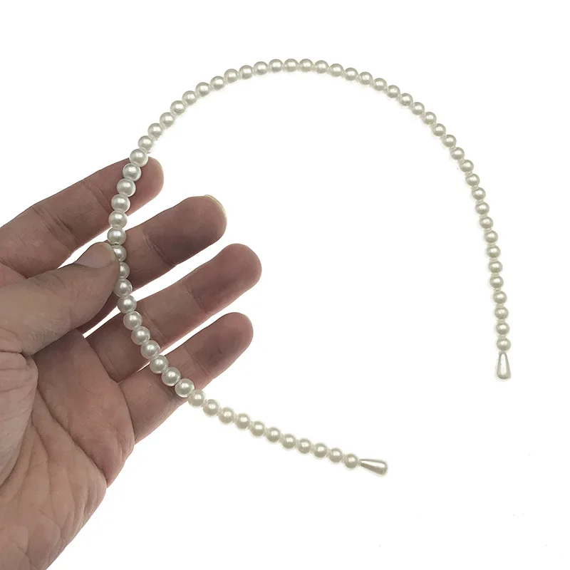 Женский обруч для волос с искусственным жемчугом свадебный аксессуары в