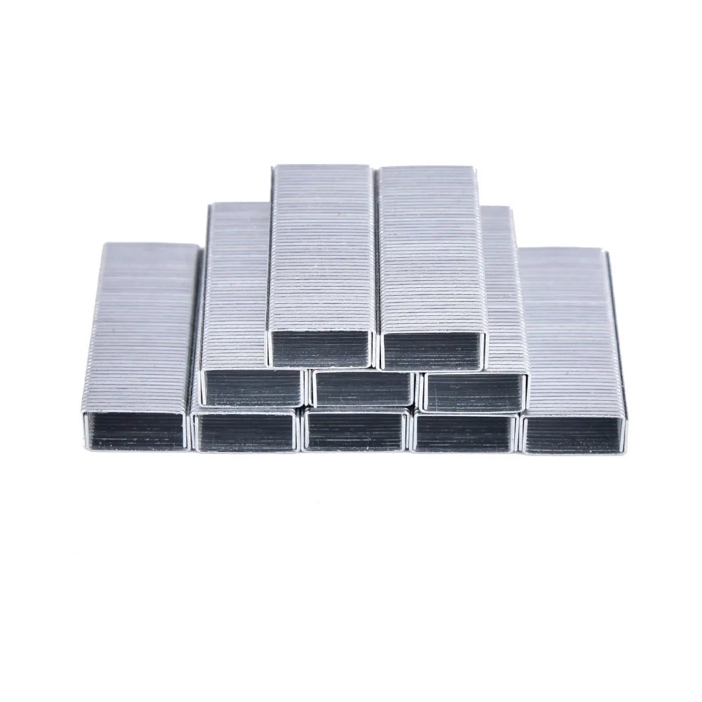 

1* Box Of Stainless Steel Staples(1000Pcs) Creative Silver Staples Office Binding Supplies Dropshipping consuming Supplies