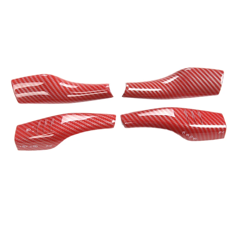 

Gear Shift Cover Steering Wheel Accessories ABS Interior Decorative Frame for Tesla Model 3/Y 2017-2021