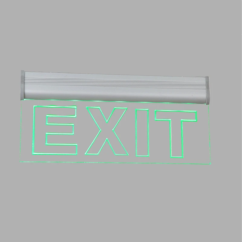 Обозначьте прозрачную панель PMMA с резьбой на выходе светодиодное аварийное