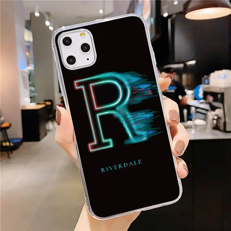 

Riverdale South Side Serpents Phone Case Transparent for iPhone 11 12 mini pro XS MAX 8 7 6 6S Plus X 5S SE 2020 XR