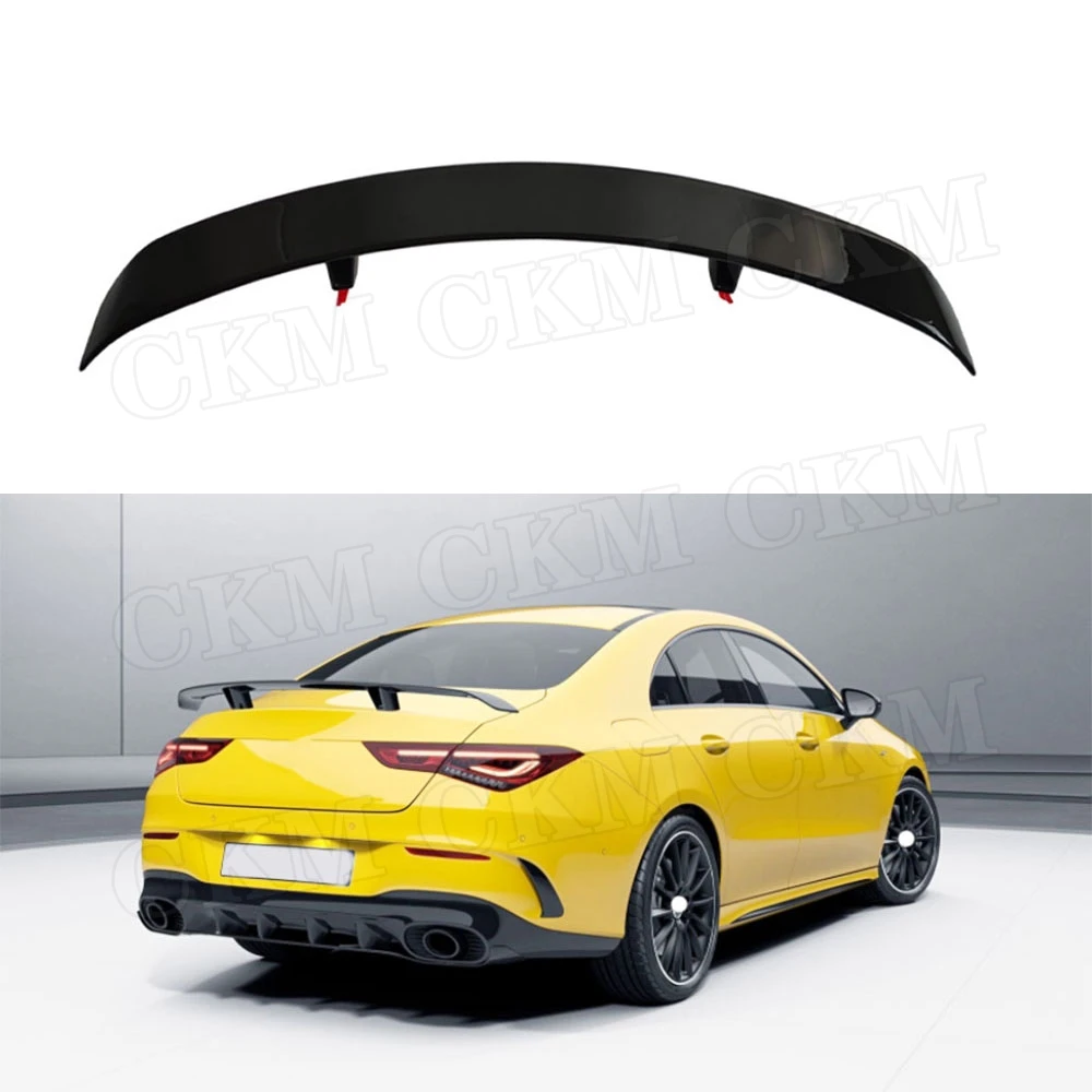 Спойлер для заднего багажника ABS Carbon Look GT Style для Mercedes Benz W118 C118 CLA35 CLA180 CLA200 CLA250 CLA45 AMG Line 2019-2024