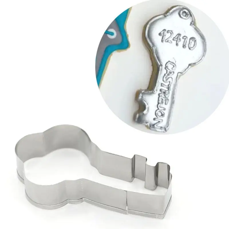 

Key Shape Stainless Steel Biscuit Pastry Cookie Cutter Cake Baking Mold DIY Pastry Sugar Fondant Decorating Mould