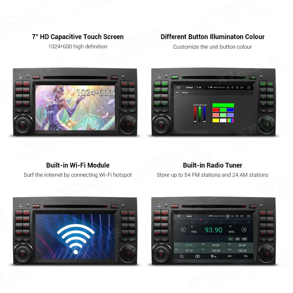 XTRONS Android 10 0 радио GPS автомобильный DVD плеер для Mercedes Benz W245 2005 2011 W169 2004 2012 Viano Vito W639 2006