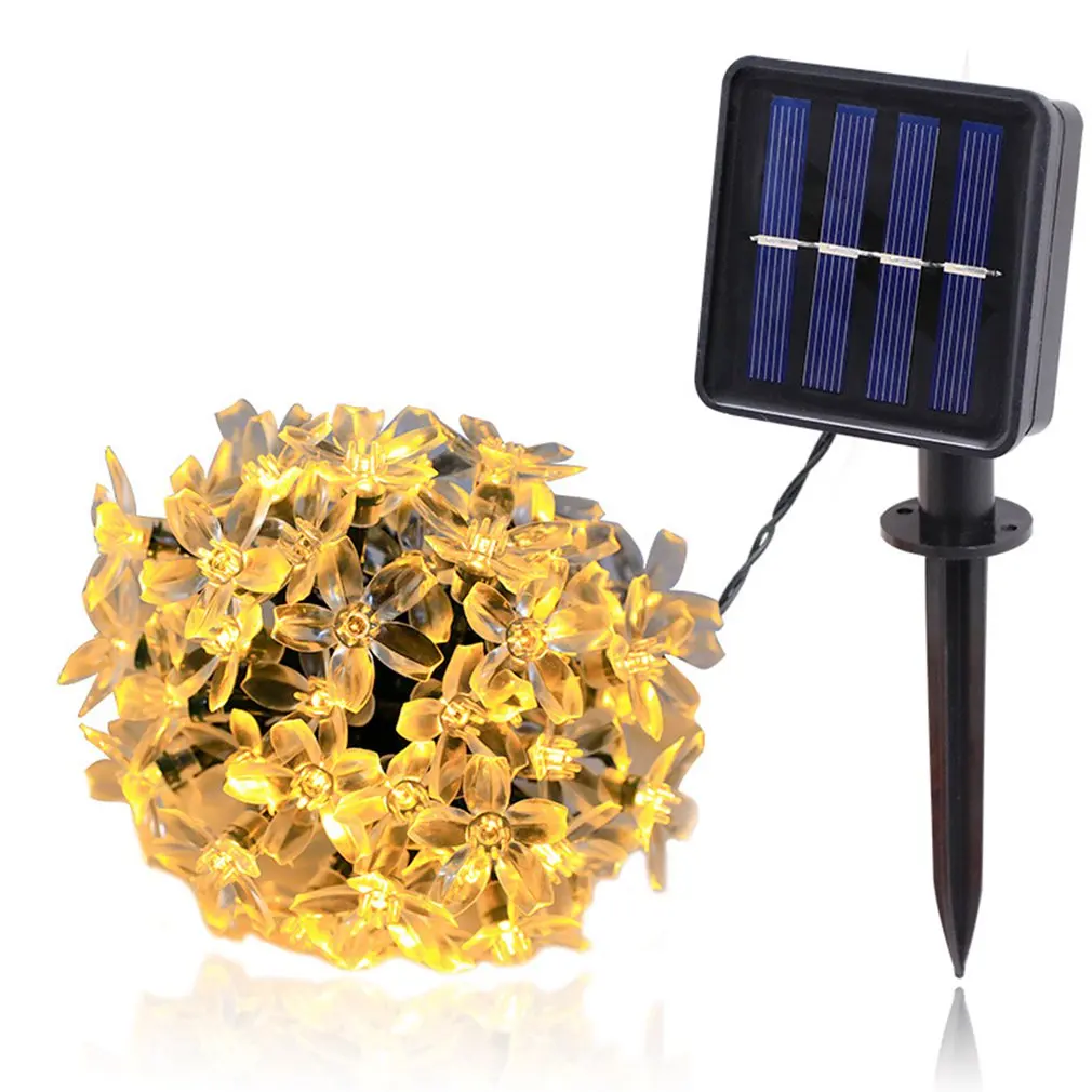 

Светодиодный лампа 100 для парка, банкета, горясветодиодный светодиодная лампа, Солнечная лампа, яркий белый свет, 12 м, 100 лампа для двора, парк...