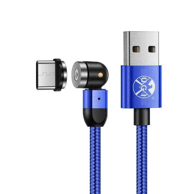 UGI 1M/2M/3M Magnetic Cable 2.4A Fast Charging Charger 540° 180° 360° Rotating Micro USB Type C For Android Tablet laptop | Мобильные
