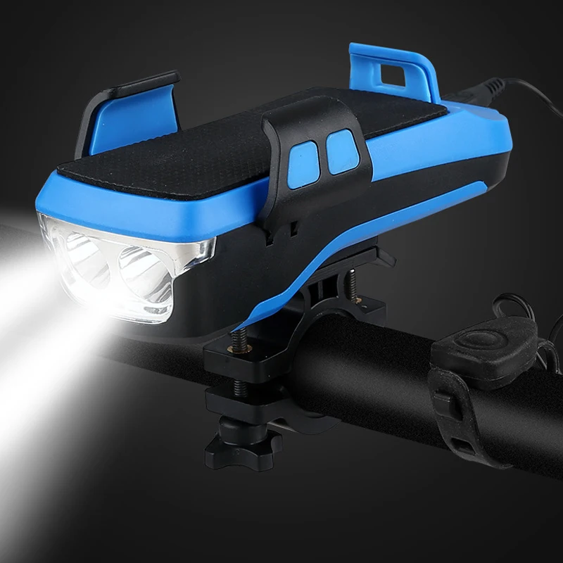 4 в 1 велосипедный держатель для велосипеда свет руль мобильный телефон стенд