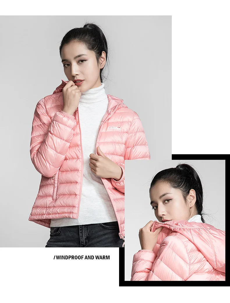 Короткая куртка на утином пуху белого цвета, пальто с гусиным пухом Northface с капюшоном для женщин и мужчин, ультра-светильник, теплая парка больших размеров