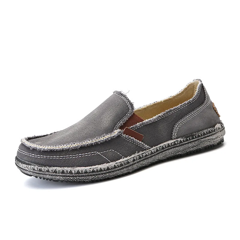 Canvas Casual Shoes Slip On Men's Fashion Flats Loafers 38-48 Brand New Spring Mens Breathable High Quality Jeans | Обувь