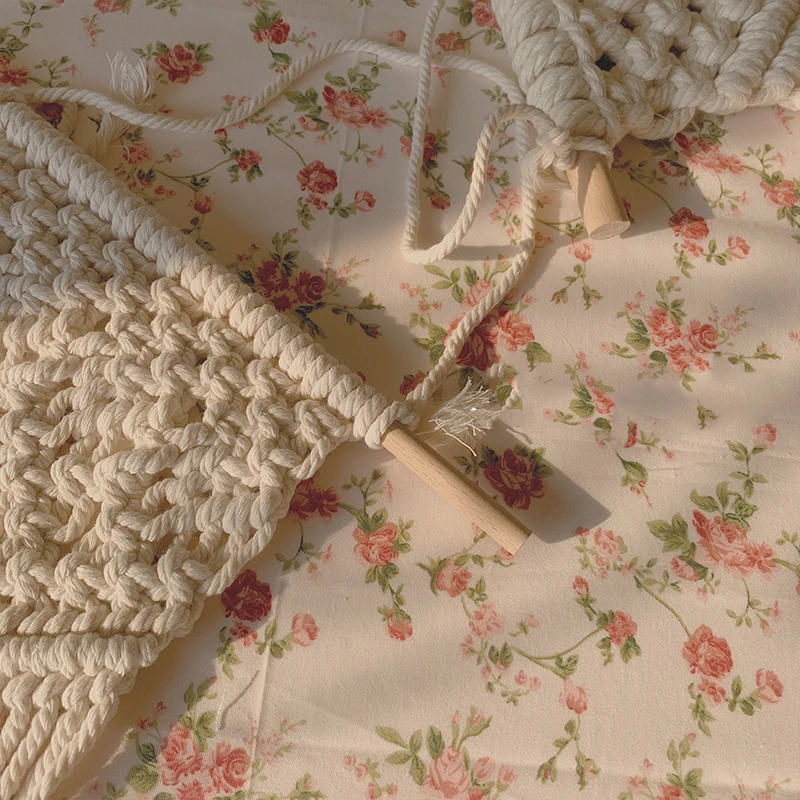 Скатерть из хлопка и льна с цветочным рисунком | Дом сад