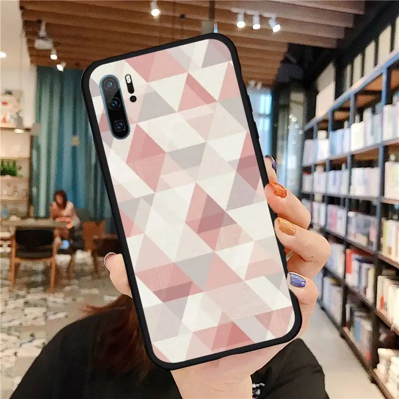 

Matte Marble art design abstract Phone Case For huawei p30 p40 p20 lite pro p smart 2019 2020 nova 6 7 se pro 5t coque