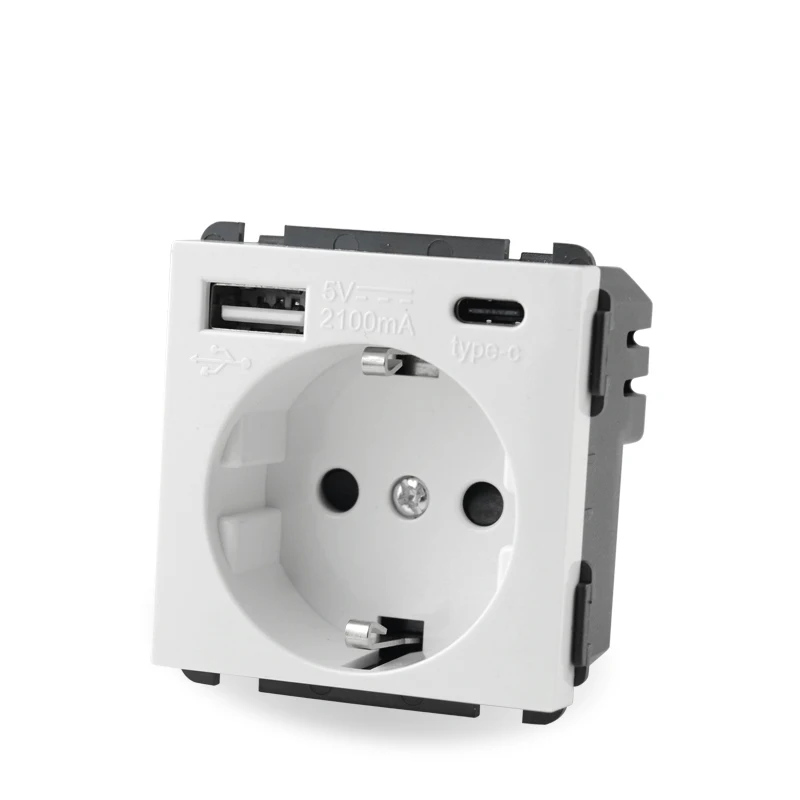 

Модуль розетки с разъемами USB Type-C и USB Type-C