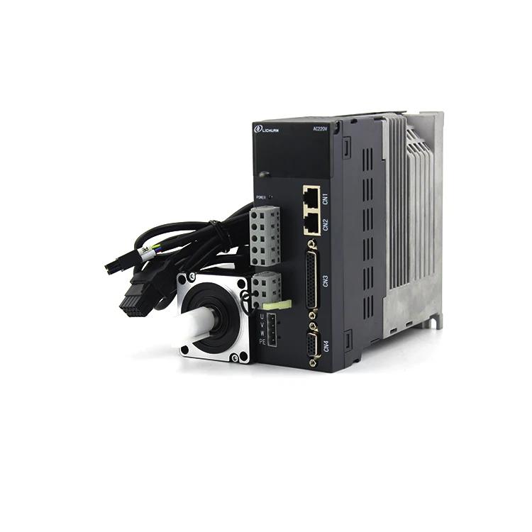 

17 bit Nema24 400w 60mm 200~240V single phase/3ph Servo motor and drive kit