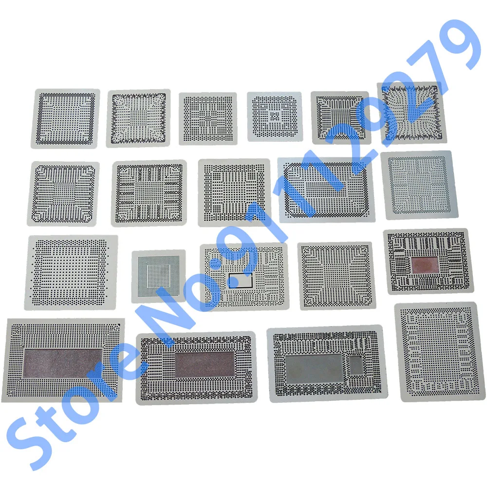 Комплект трафаретов I3 I5 I7 SR170 SR1YW I5-3317U AM5200 SR071 218-0755097 216-0752001 216-0674022 Шаблон BGA 20 шт. |