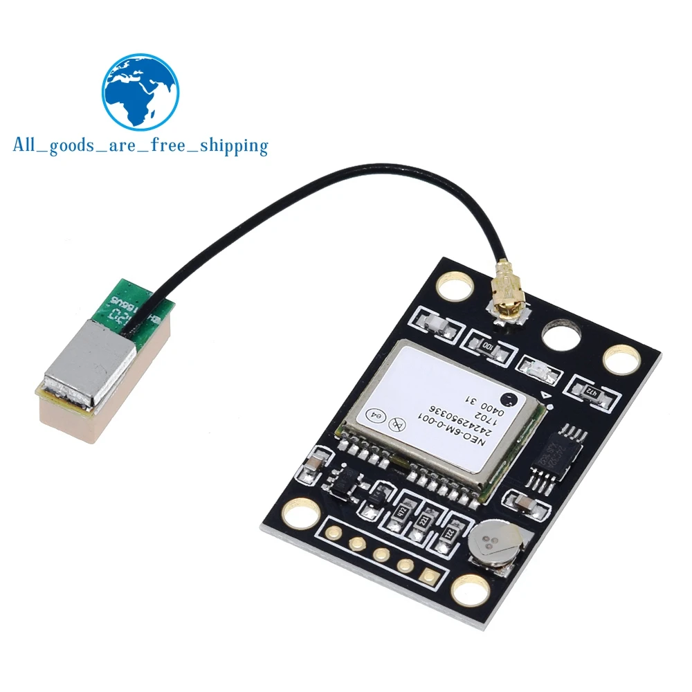 GPS-модуль TZT GY-NEO6MV2 NEO6MV2 с полетным контролем EEPROM устройство управления MWC APM2 APM2.5