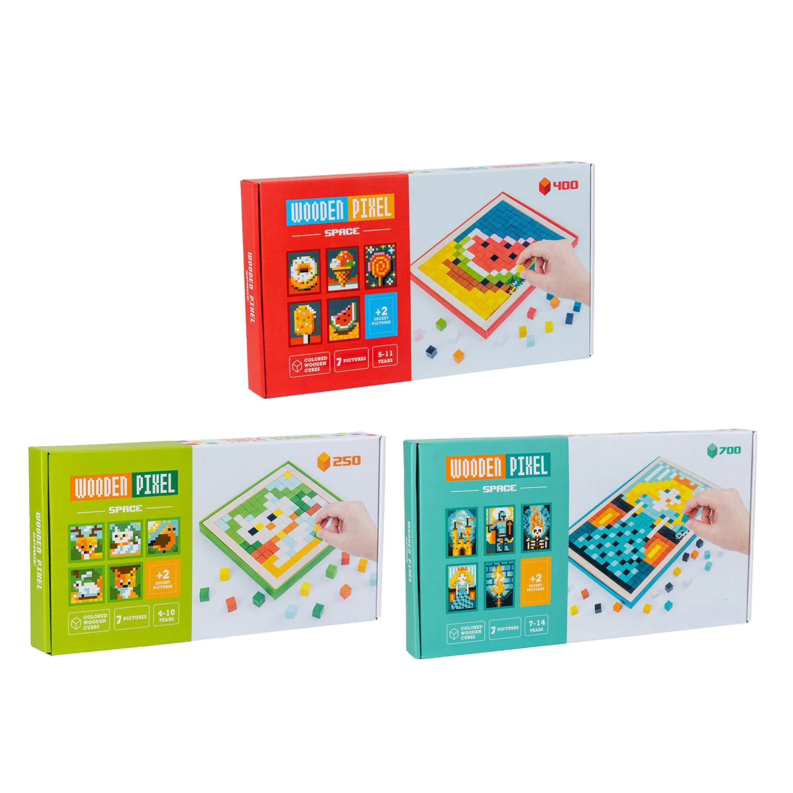 Juguetes y regalos para ni&ntilde;os peque&ntilde;os, rompecabezas para ni&ntilde;os de 3 a&ntilde;os, bloques de construcci&oacute;n de mosaico para adultos y ni&ntilde;os-4