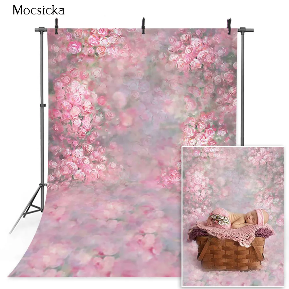 Старый мастер цветочные новорожденных ползунки для детей на день рождения Фон