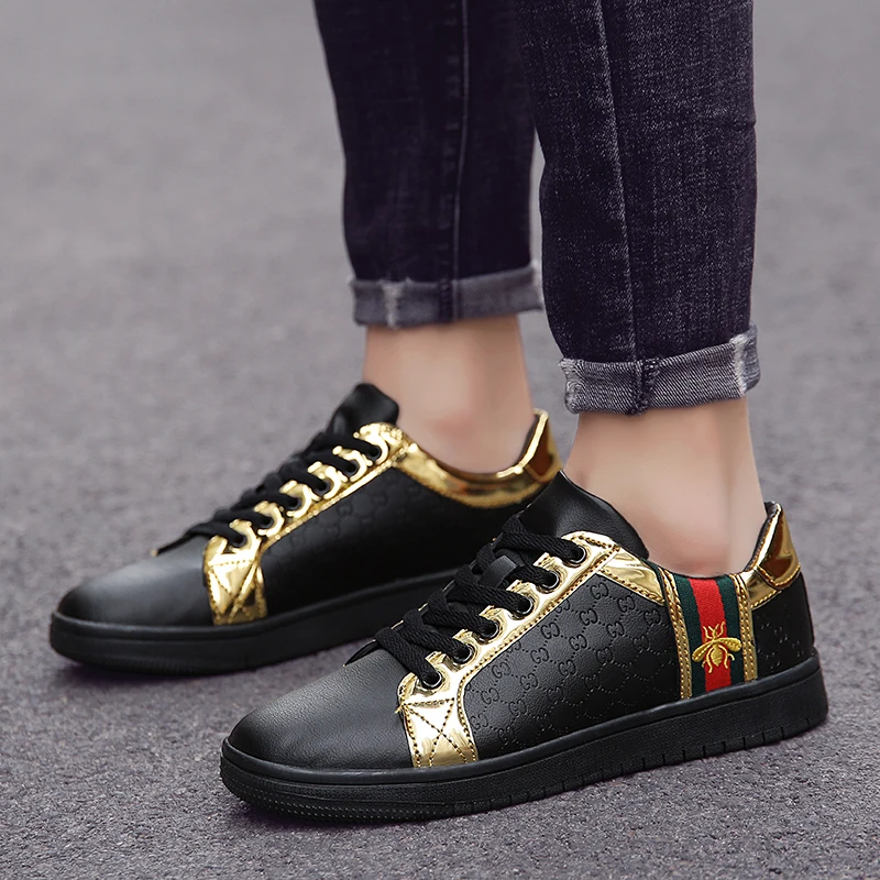 

Embroidered women's shoes versatile fashion couple shoes mirror tide shoes outdoor men's shoes